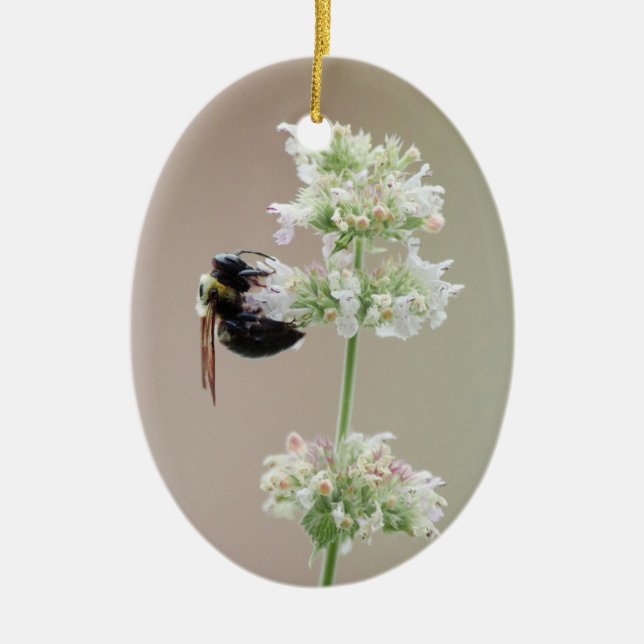 Bumblens stora insats julgransprydnad keramik (Framsidan)