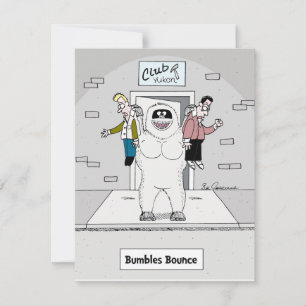Bumbler Bouncer Julkort