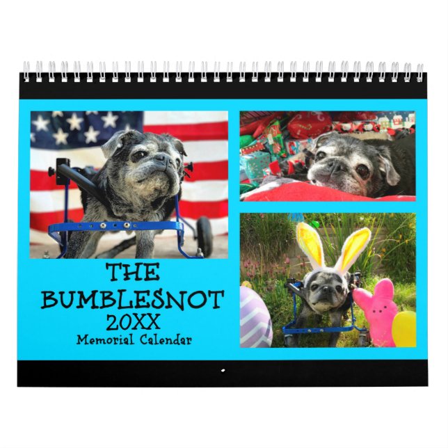 Bumblesnot 2018 minnes- kalender (Omslag)