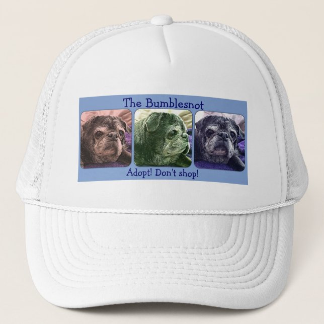 Bumblesnot hatt: Färga mig bumblen Truckerkeps (Framsida)