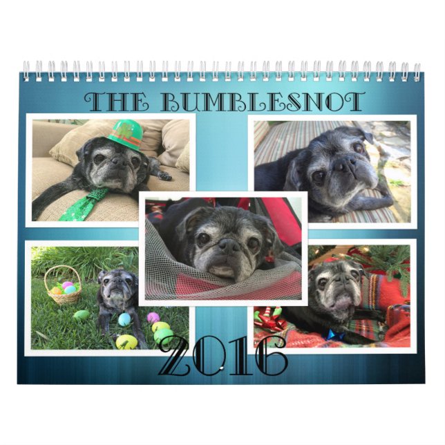 Bumblesnot kalender 2016 (Omslag)