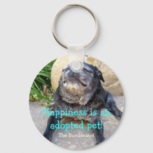 Bumblesnot keychain: Lyckan är ett adoptiv- Nyckelring