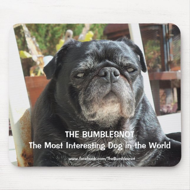 Bumblesnot "mest intressera" mousepad musmatta (Framsidan)