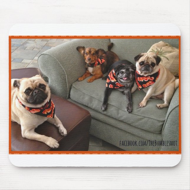 Bumblesnot Mousepad: Bacon Bunch Musmatta (Framsidan)