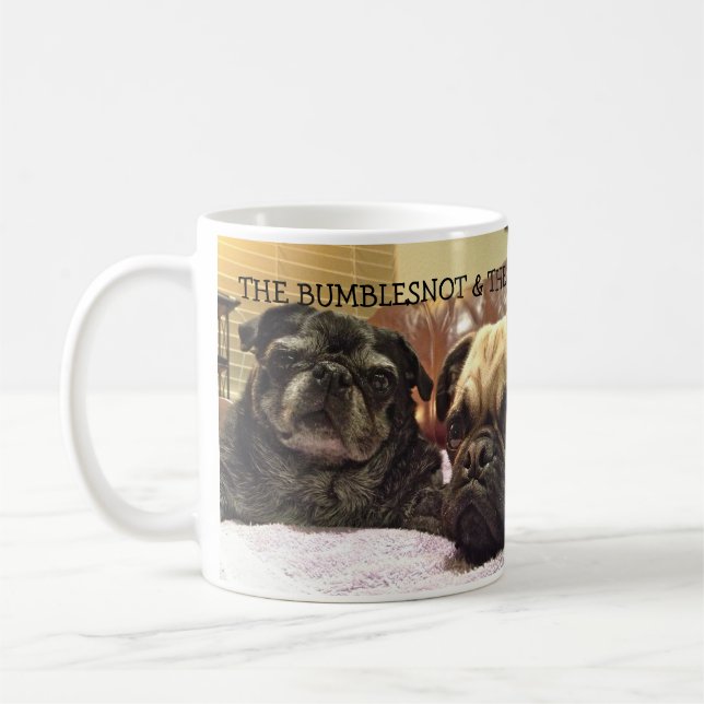 Bumblesnot mugg: Komma med lite en kärlek… Kaffemugg (Vänster)