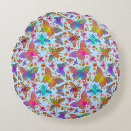 Bumbling Butterflies in Fresh Air DC Rund Kudde