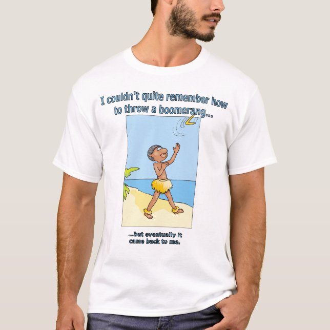 bumerang kom tillbaka tee shirt (Framsida)