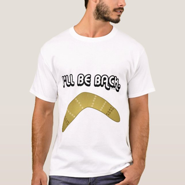 BUMERANGUTSLAGSPLATS T-SHIRT (Framsida)