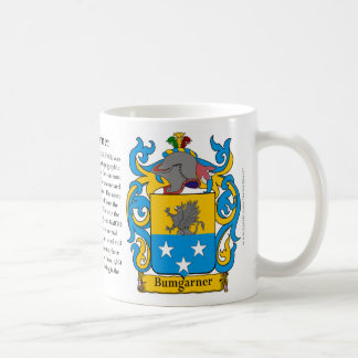 Bumgarner familjvapensköld kaffemugg
