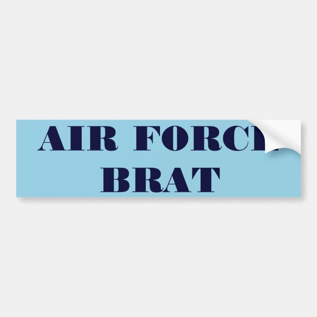 Bumlarens Sticker Luft Force Brat Bildekal (Framsidan)