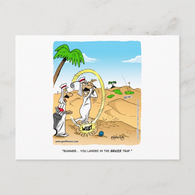 Bummer! Du slå gräsfällan! Vykort (Framsida)