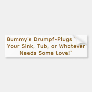 Bummys Drumpf-propp Hankamer Artjunkhaus Roligt Ko Bildekal