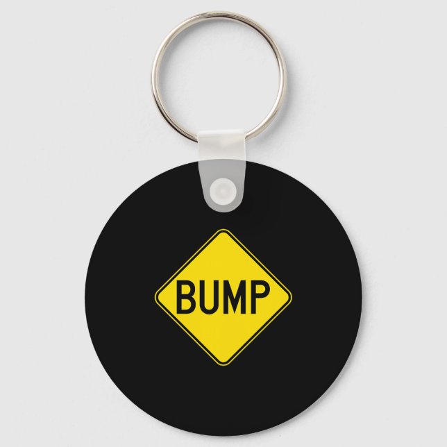 Bump Ahead Mother To Be Cute New Moms Women Premiu Nyckelring (Framsida)