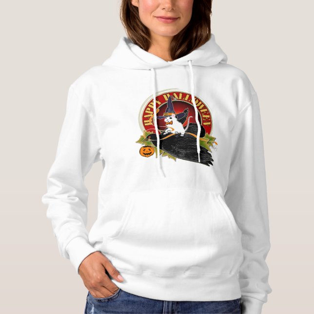 Bump i nattvit mus Halloween T Shirt (Framsida)