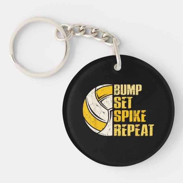 Bump Set Spike Upprepa Volleyboll Roligt (Framsidan)