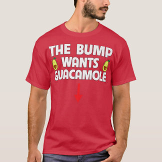 Bump vill ha Guacamole Avocado Food Cravings Pre T Shirt