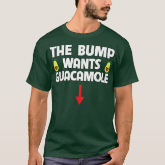 Bump vill ha Guacamole Avocado Food Cravings Pre T Shirt