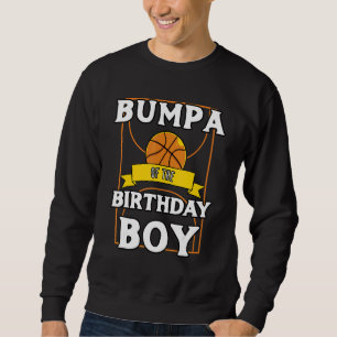 Bumpa från födelsedag Basketball Party Lång Ärmad Tröja