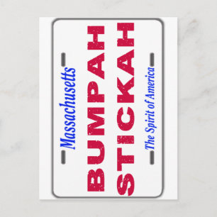 Bumpah Stickah Vykort