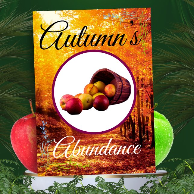 "Bumper Apple Harvest Tack" Inbjudan (Skapare uppladdad)