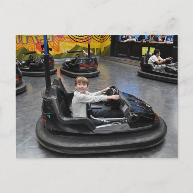 Bumper Cars vykort (Framsida)