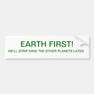 BUMPER-EARTH FÖRST BILDEKAL