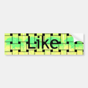 Bumper-etikettmall Bumper-etikett Bildekal