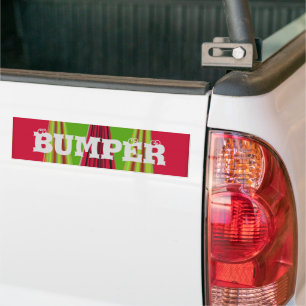 Bumper-etikettmall Bumper-etikett Bildekal