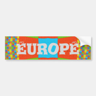 Bumper-etikettmall Bumper-etikett Bildekal