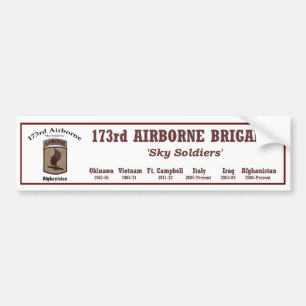 Bumper.Sticker - 173. luftburna brigad Bildekal