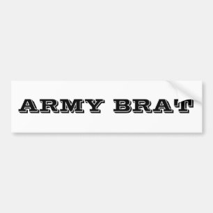 Bumper Sticker Army Brat Bildekal