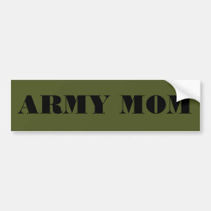 Bumper Sticker Army Mamma Bildekal