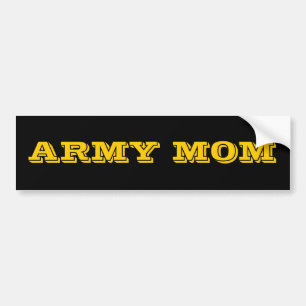 Bumper Sticker Army Mamma Bildekal