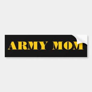 Bumper Sticker Army Mamma Bildekal
