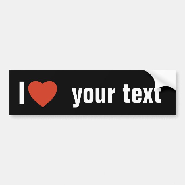 Bumper Sticker Bildekal (Framsidan)