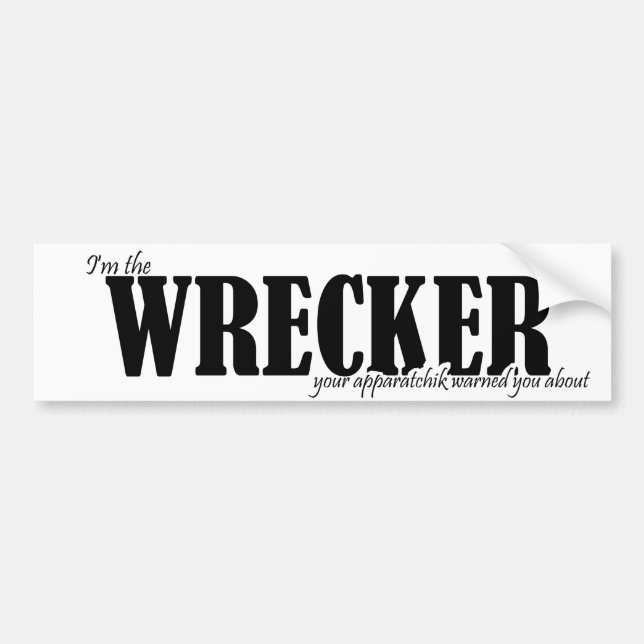 Bumper Sticker Bildekal (Framsidan)