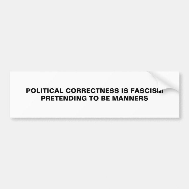 Bumper Sticker Bildekal (Framsidan)