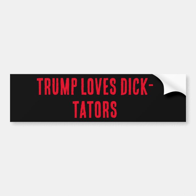 Bumper Sticker Bildekal (Framsidan)