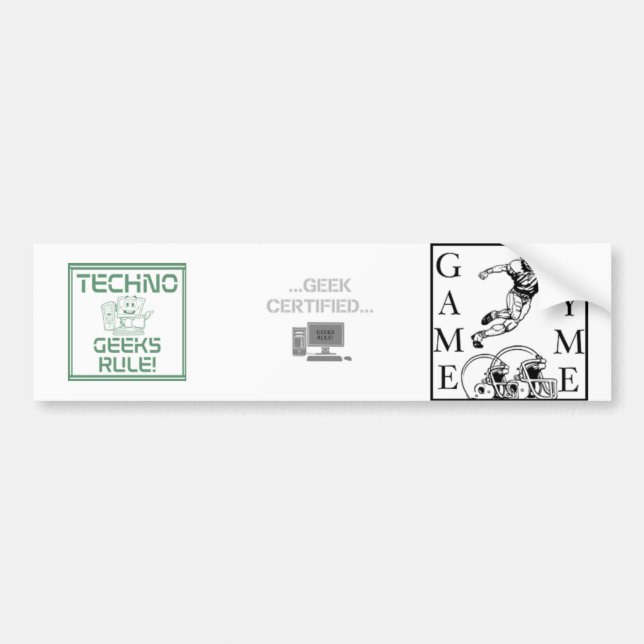 Bumper Sticker Bildekal (Framsidan)