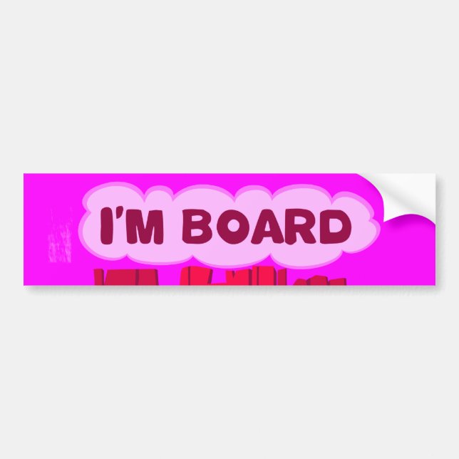 Bumper Sticker Bildekal (Framsidan)