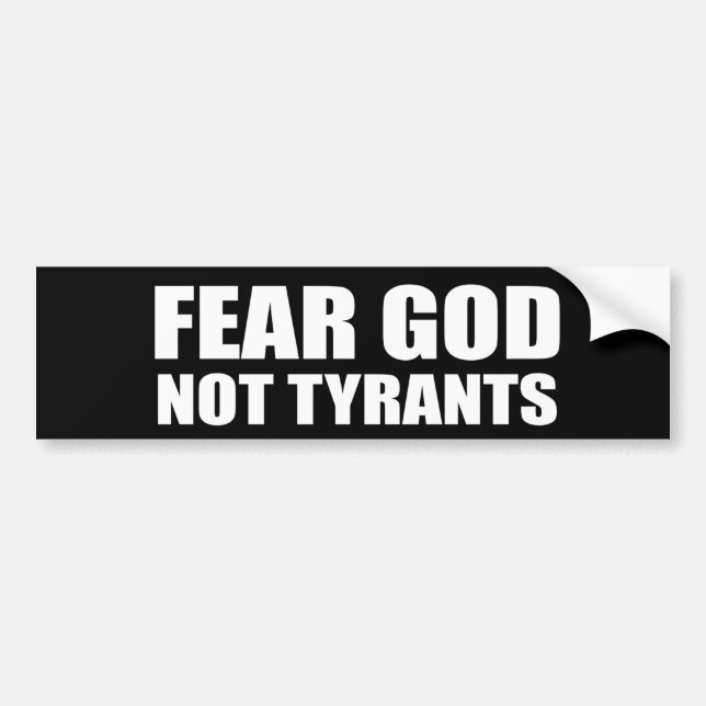 Bumper Sticker Bildekal (Framsidan)
