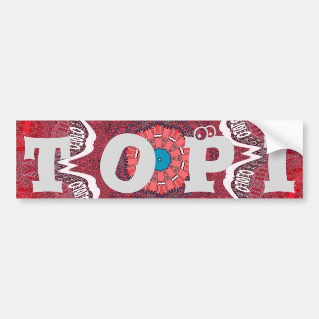 Bumper Sticker Bildekal (Framsidan)