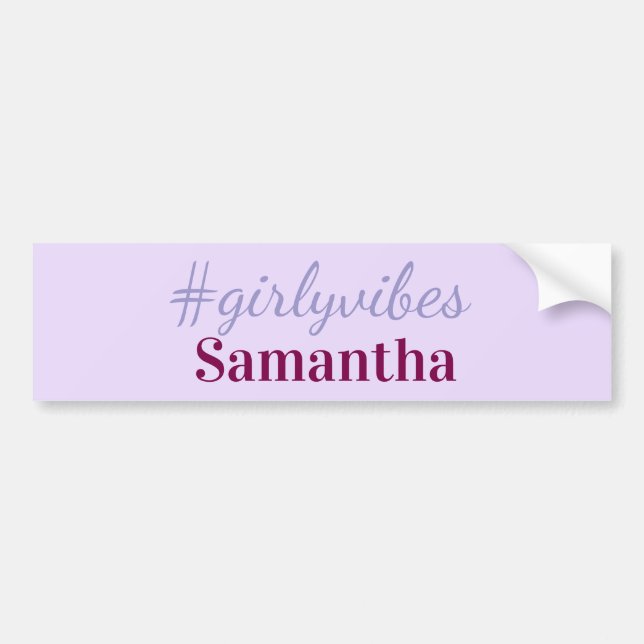 Bumper Sticker Bildekal (Framsidan)