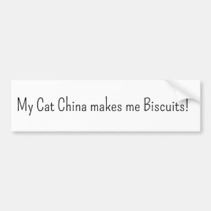 Bumper Sticker Biscuits Bildekal
