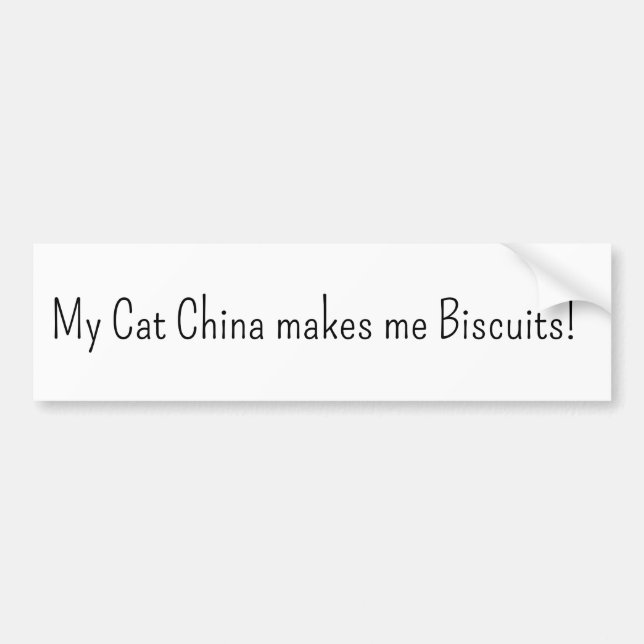 Bumper Sticker Biscuits Bildekal (Framsidan)