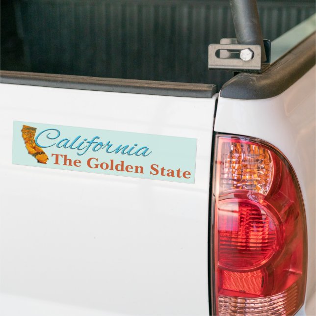 Bumper Sticker - CALIFORNIA Bildekal (På lastbil)