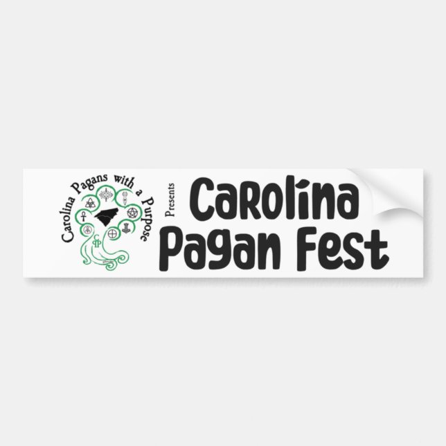 Bumper Sticker, Carolina Pagans med ett syfte Bildekal (Framsidan)