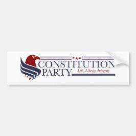 Bumper Sticker, Constitution Party Bildekal