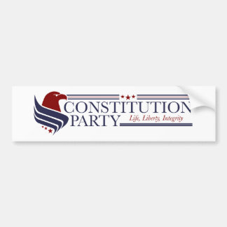 Bumper Sticker, Constitution Party Bildekal