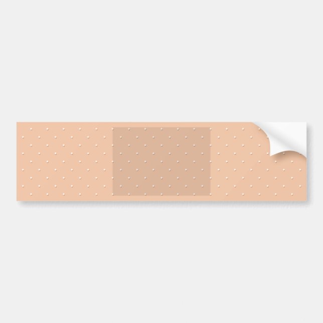 Bumper Sticker Fender Bender Adhesive Bandage Bildekal (Framsidan)